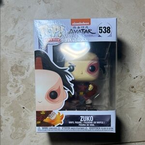 Funko Avatar Zuko Figure - Red and Black